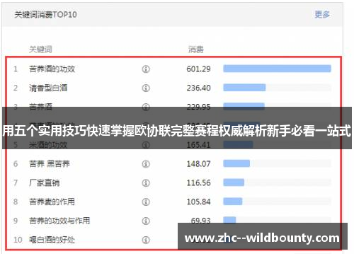 用五个实用技巧快速掌握欧协联完整赛程权威解析新手必看一站式 用五个实用技巧快速掌握欧协联完整赛程权威解析新手必看一站式